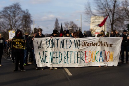 Bildung statt Rassismus Demonstration