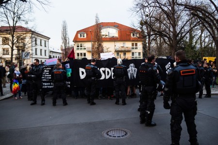 Gepida Protest in Laubegast 