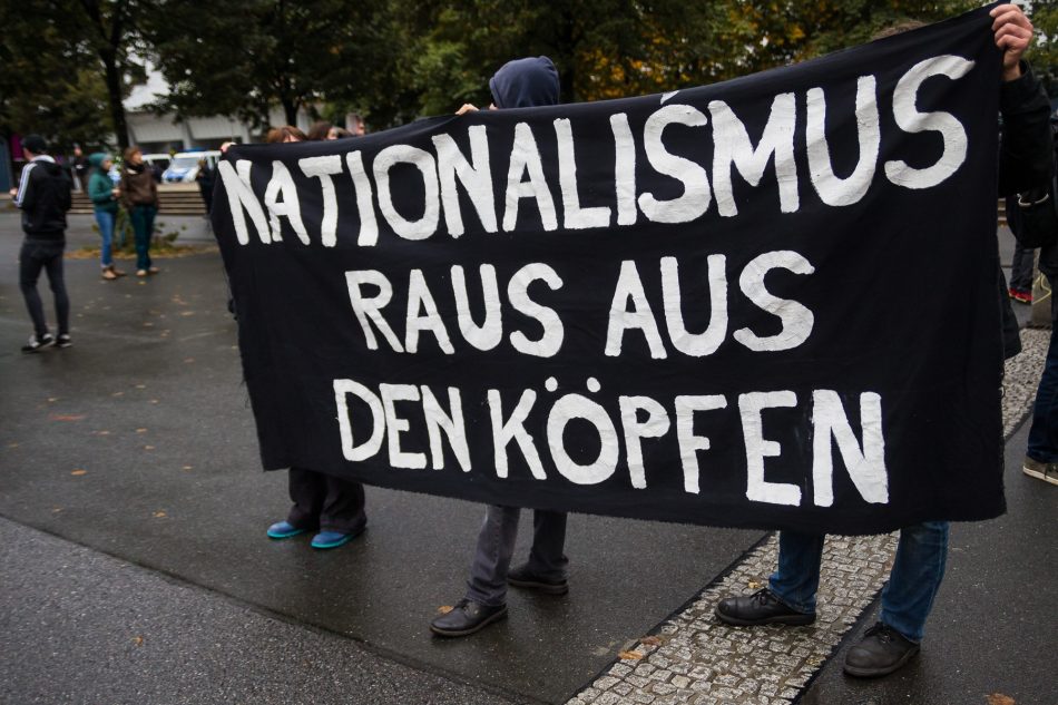 Auch am Tag der Deutschen Einheit haben Menschen gegen Pegida Demonstriert