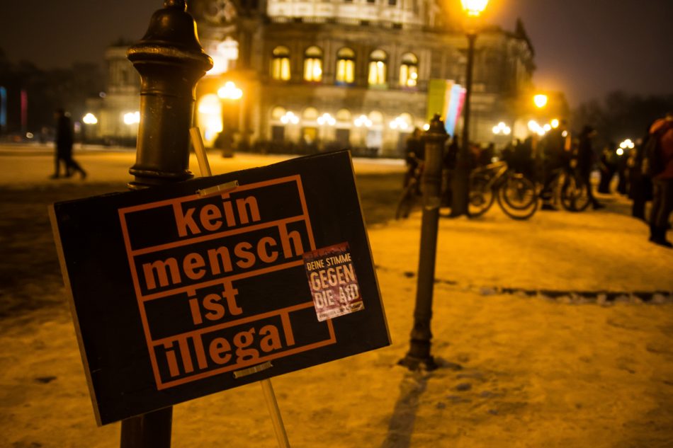 Die What Demonstration des Studentenrates der TU Dresden endete auf dem Theaterplatz