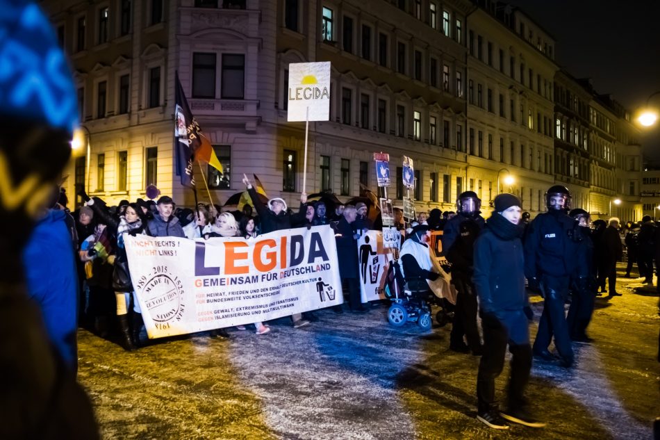 Legida Demonstration in Leipzig am 09. Januar 2017