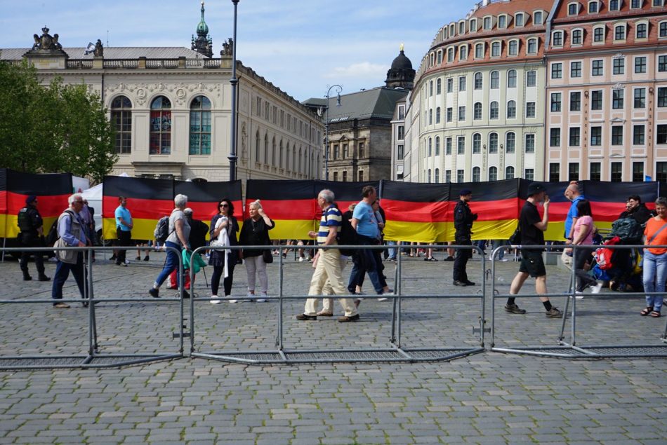 Die Teilnahme an den rechten Demos in Dresden war eher bescheiden