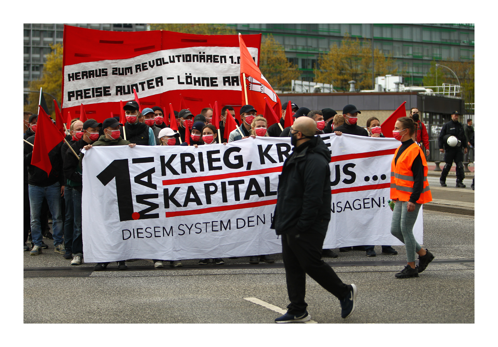 Revolutionäre 1. Mai Demonstration in Hamburg