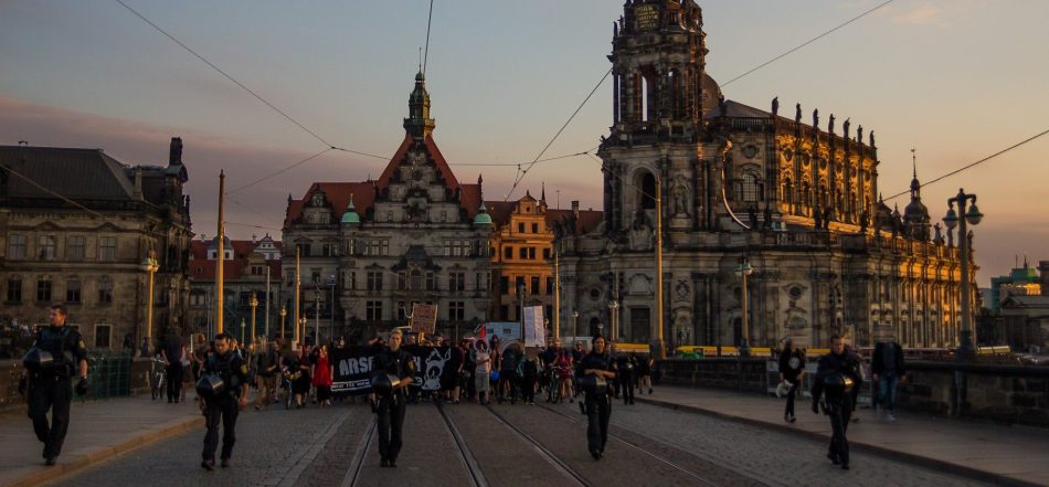 Ein nicht ganz normaler Pegida Montag in Dresden