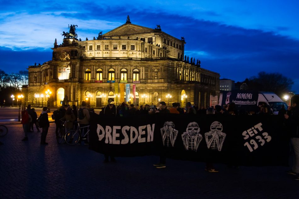 27. Februar Nope Demonstration in Dresden