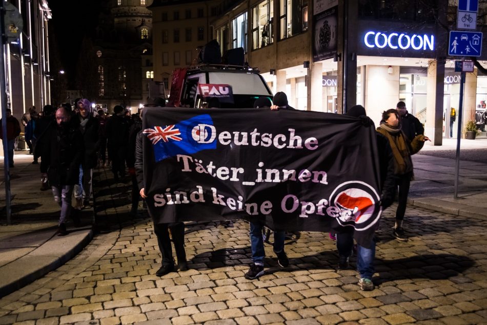 Demonstration gegen Pegida in Dresden am 11.02.2019