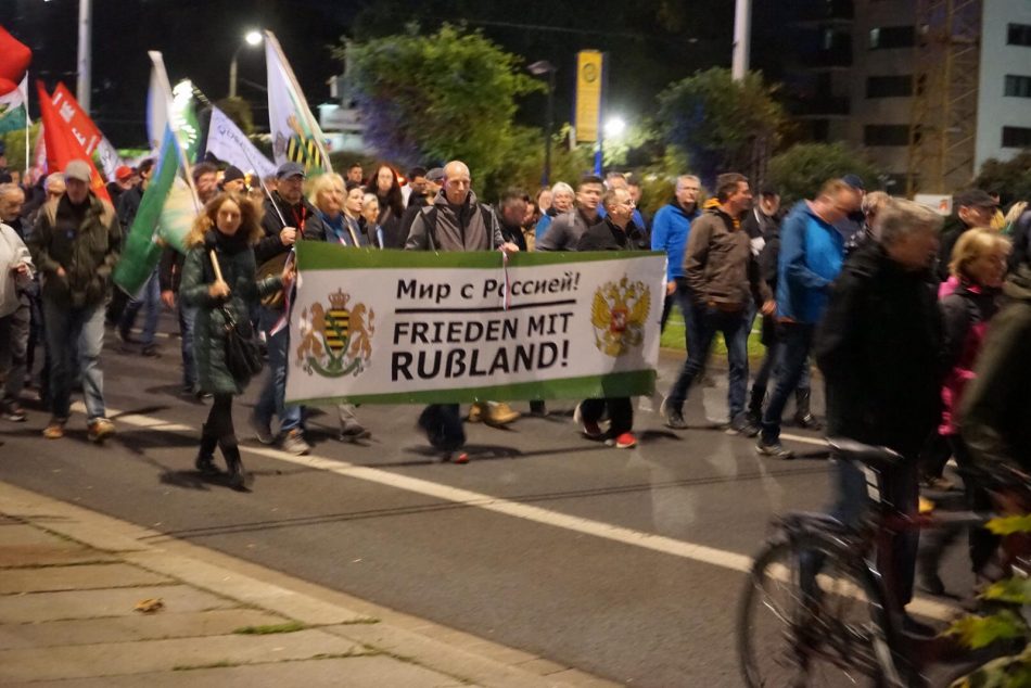Querdenken Demonstration in Dresden
