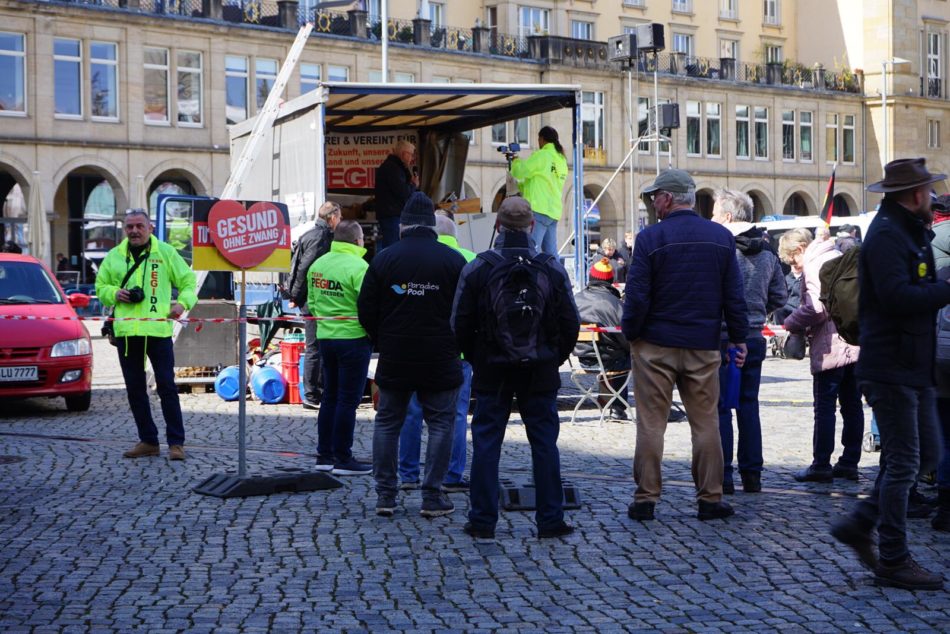 Pegida Demonstration in Dresden