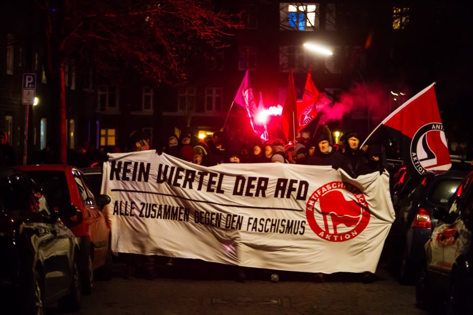 Demonstration gegen den AFD Parteitag Hamburg