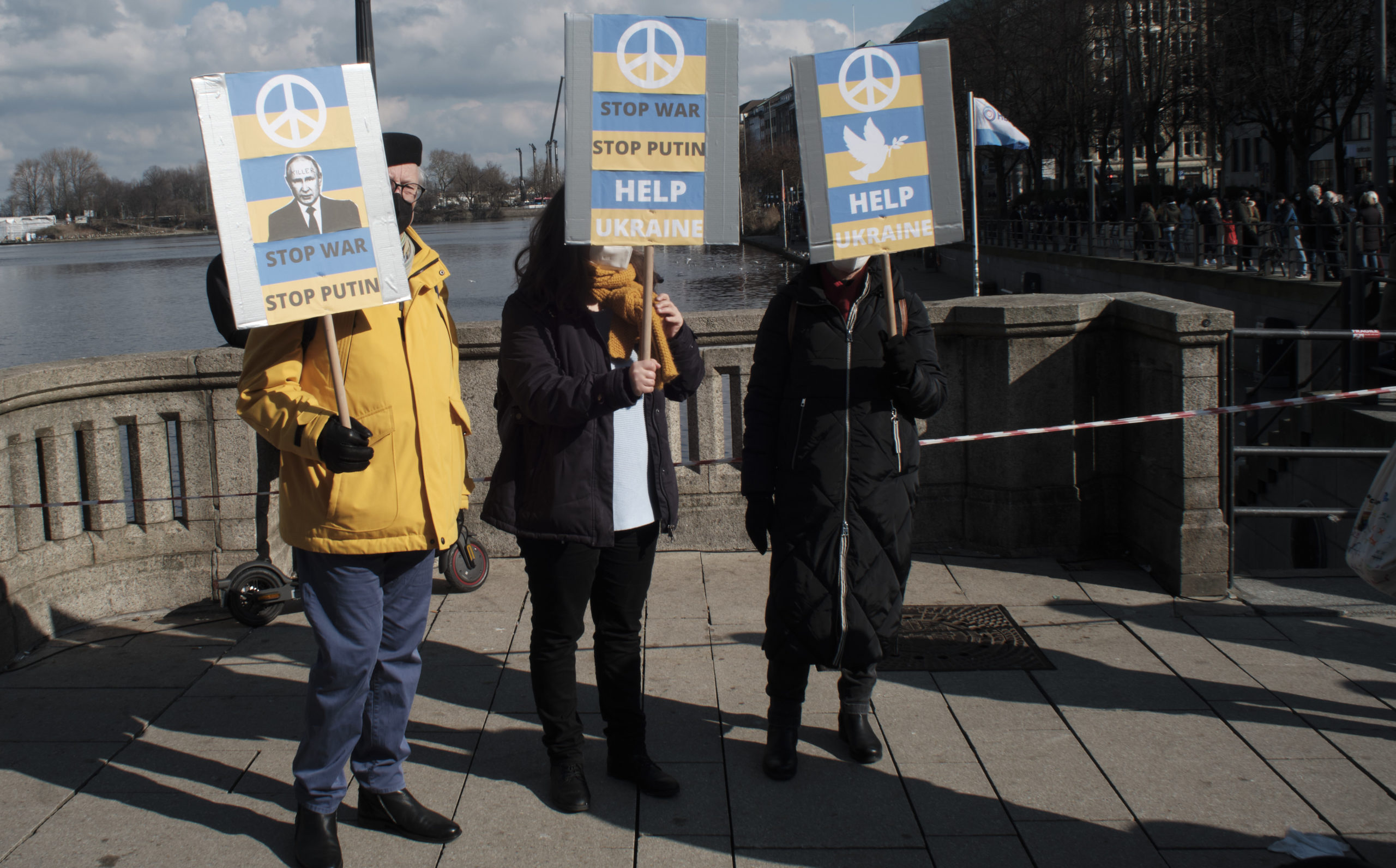 Hamburg : Demonstration gegen den Krieg