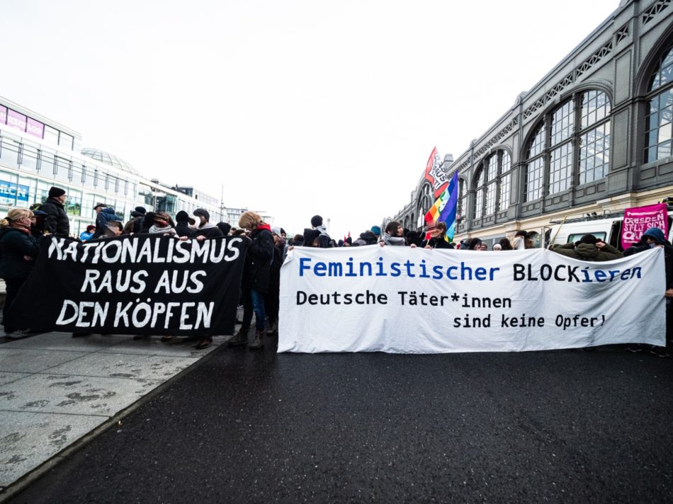 Demonstration gegen die Neo-Nazi Demonstration in Dresden am 15. Februar