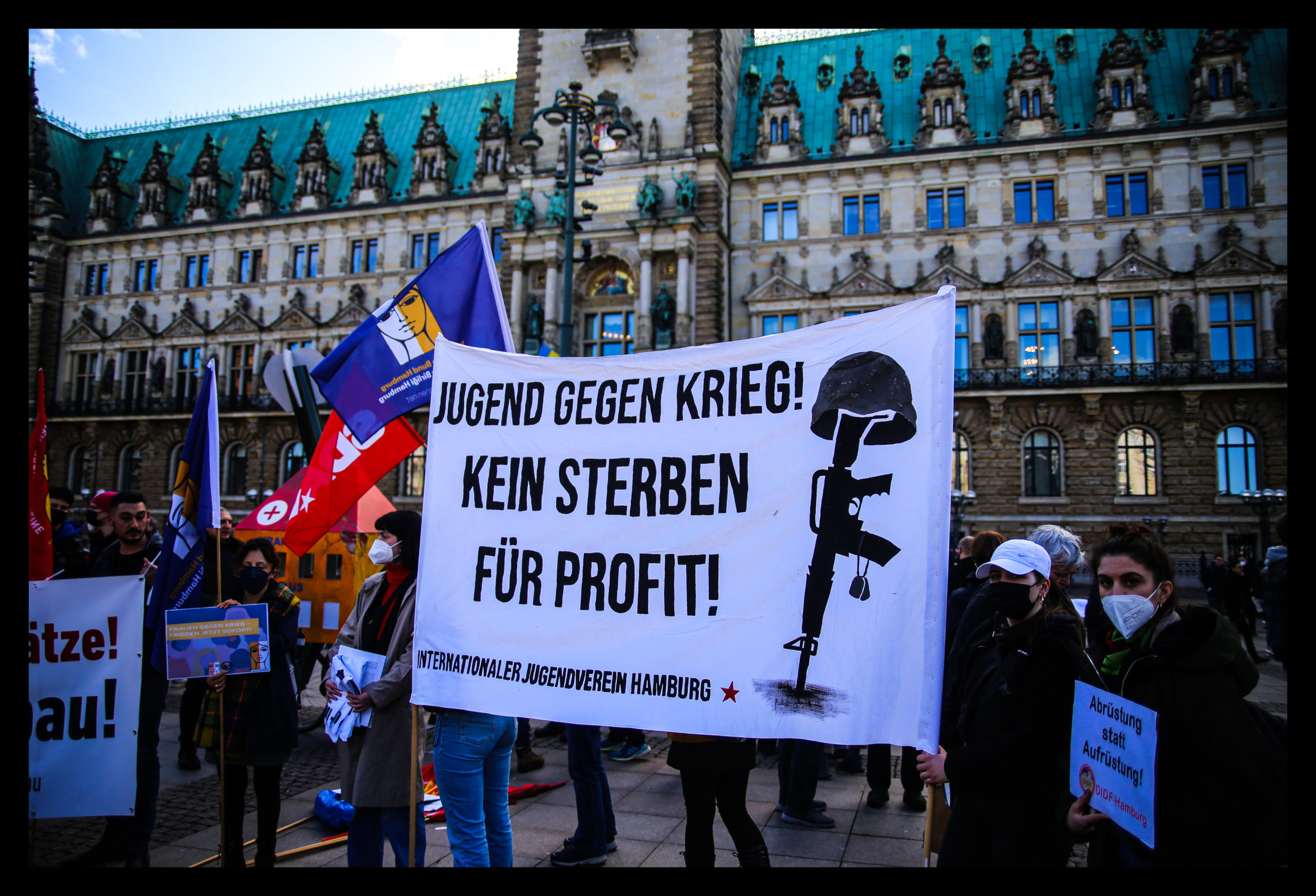 Demonstration in Hamburg