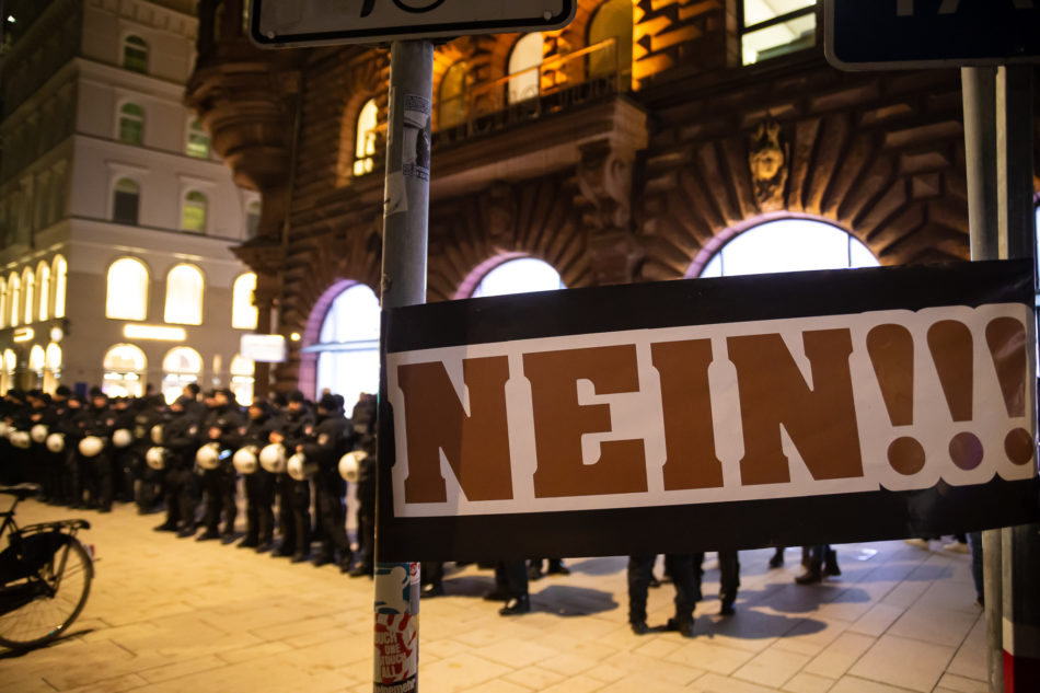 Demonstration gegen das Hamburger Polizeigesetz