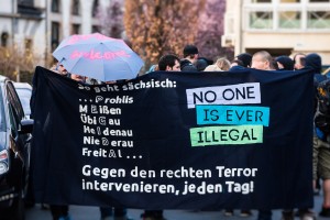Demonstration in Laubergast