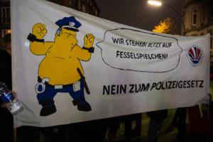 Demonstration gegen das Hamburger Polizeigesetzt 