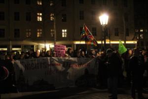 PEGIDA und Gegenprotest
