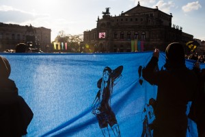 Gepida Demonstration in Dresden