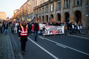 Pegida Demonstration in Dresden
