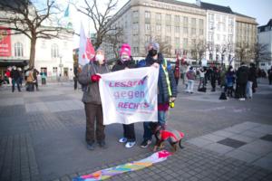 Demonstration zum internationalen Frauenkampftag in Hamburg