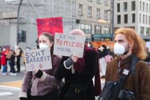 Demonstration zum internationalen Frauenkampftag in Hamburg