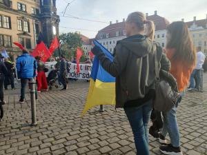 Spontaner Ukraineprotest